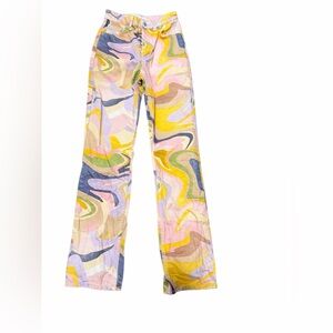 Zara Multicolor High Rise Women Jeans